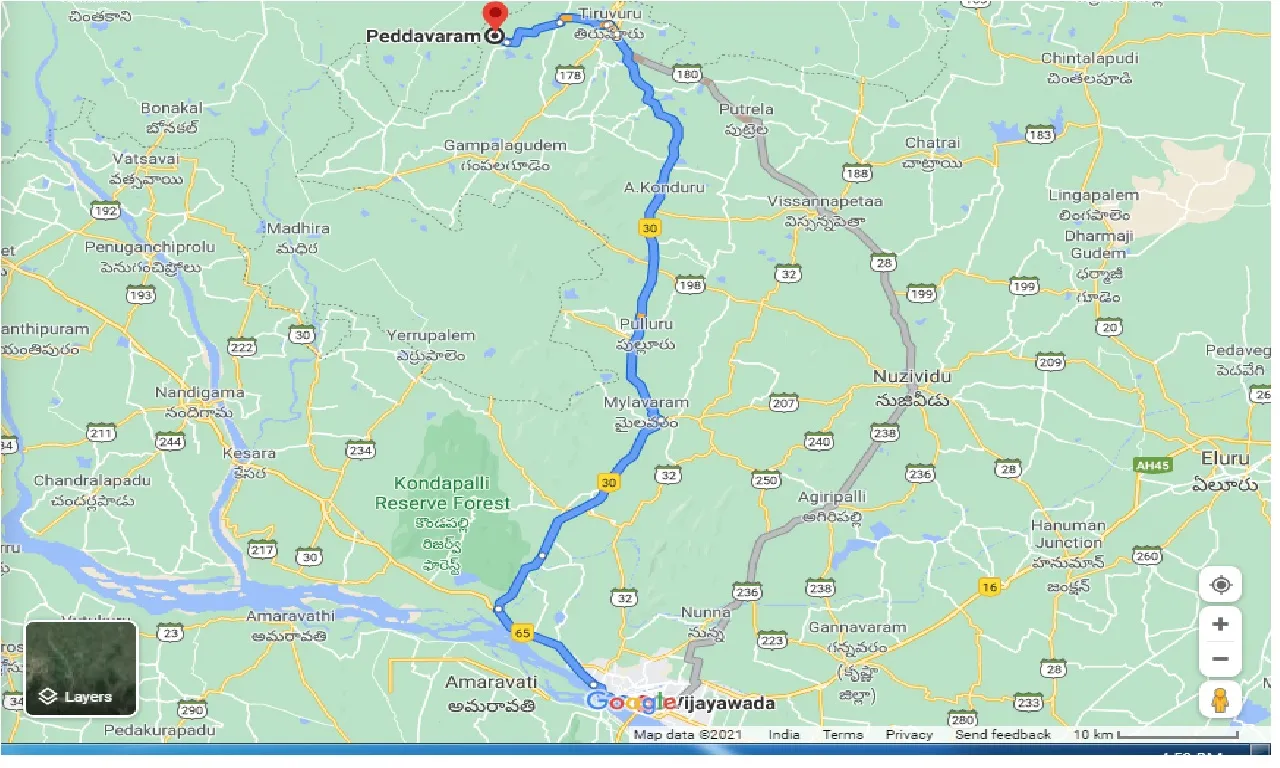 vijayawada-to-peddavaram-taxi
