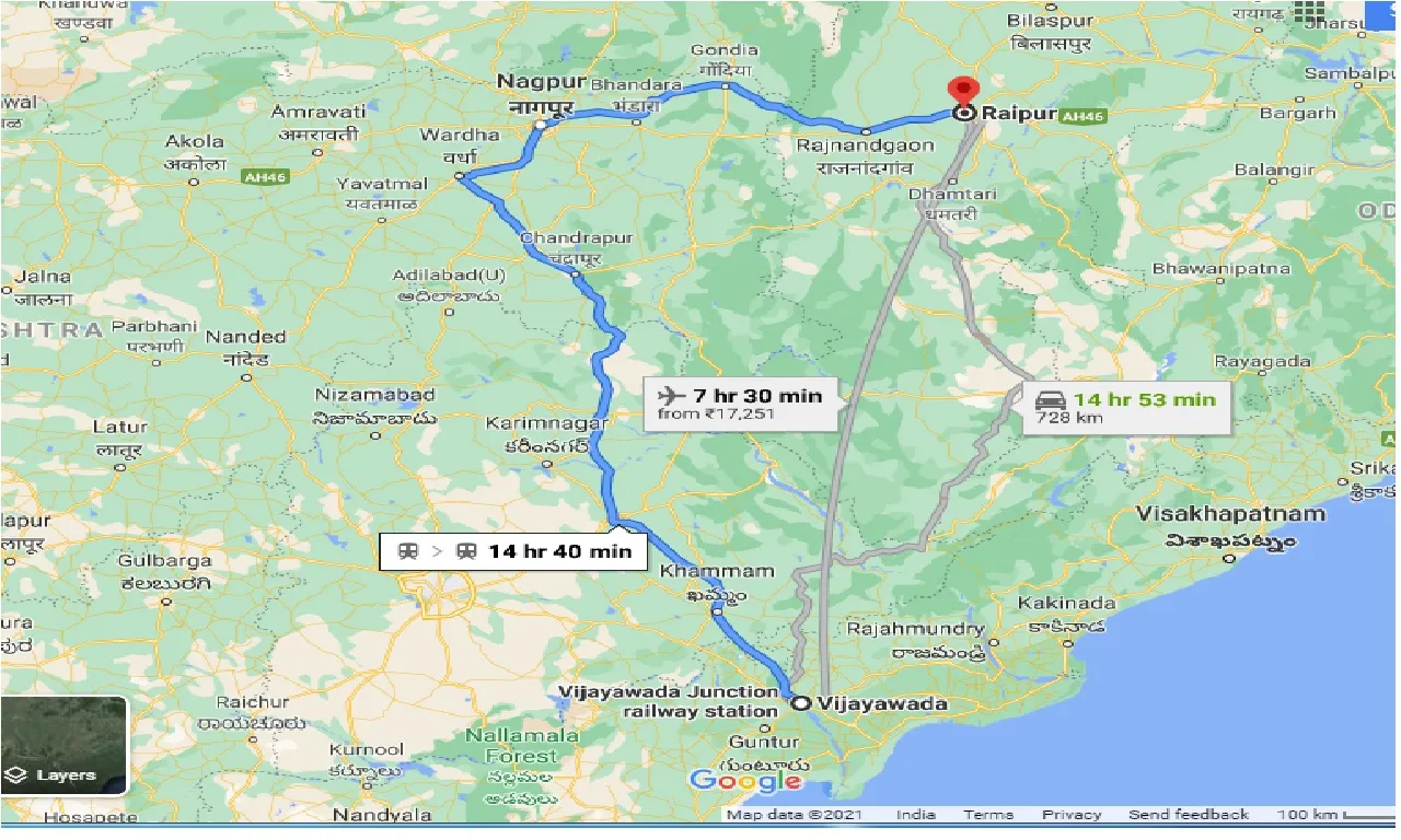 vijayawada-to-raipur-taxi