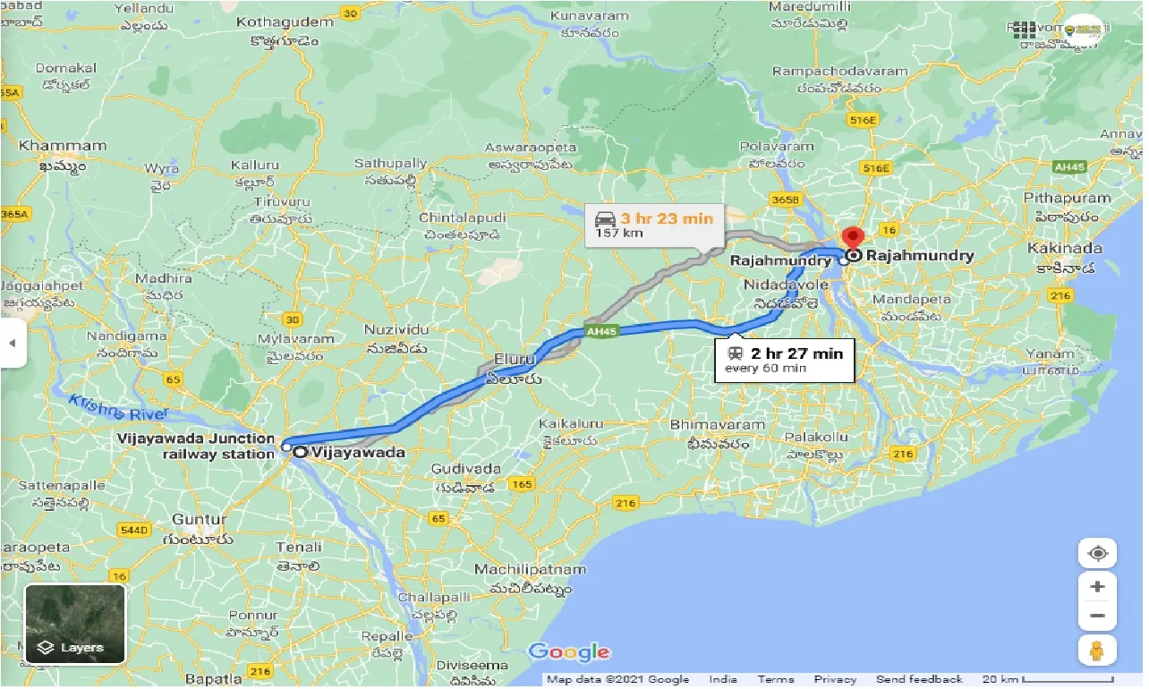 vijayawada-to-rajahmundry-outstation