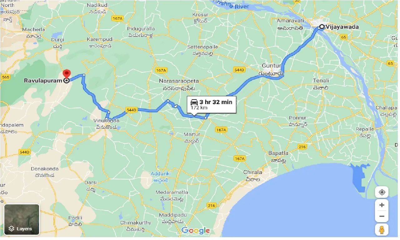 vijayawada-to-ravulapuram-one-way