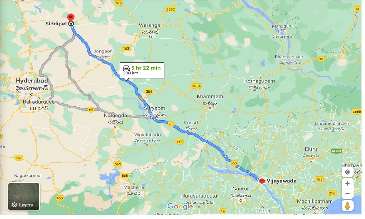 vijayawada-to-siddipet-taxi