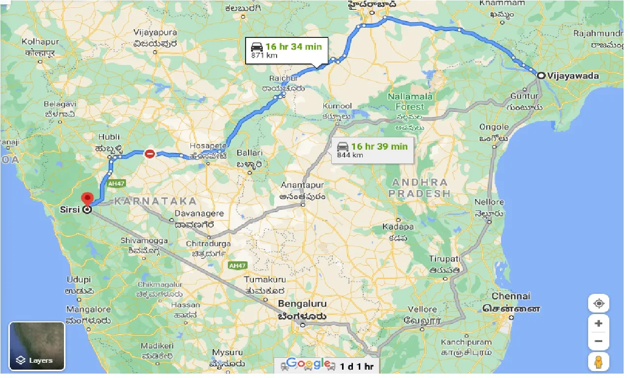 vijayawada-to-sirsi-taxi