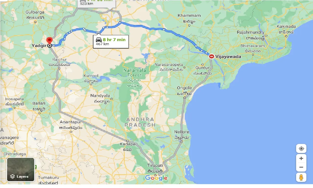 vijayawada-to-yadgir-taxi