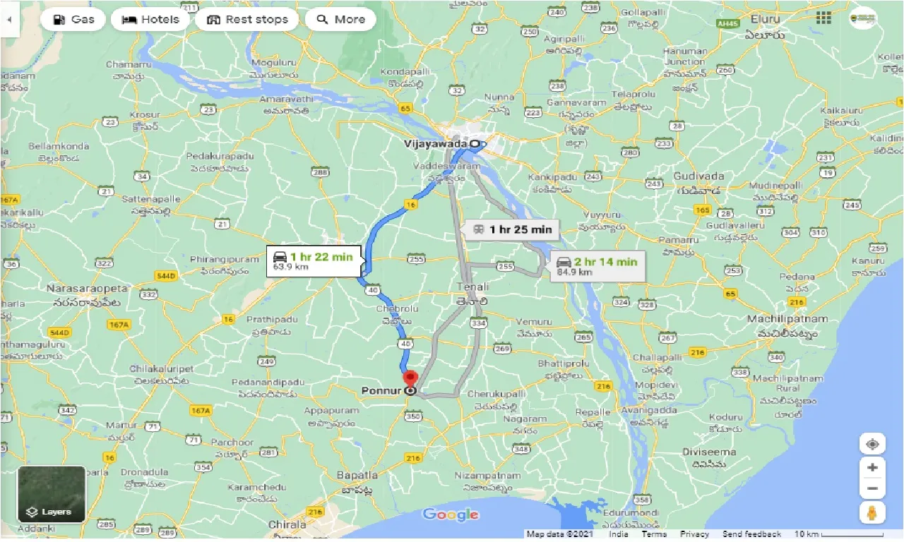 vijaywada-to-ponnur-cabs