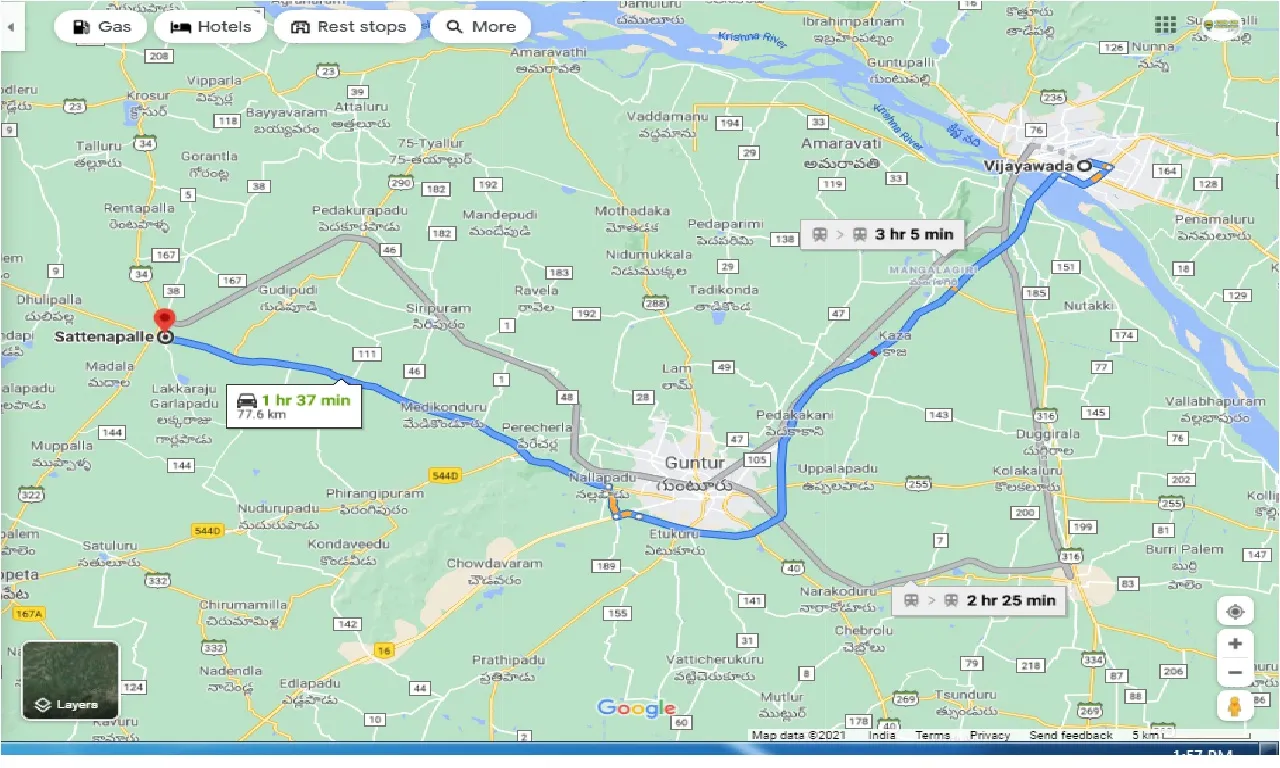 vijaywada-to-sattenapalle-cabs