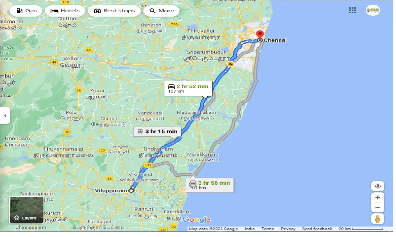 villupuram-to-Chennai-round-trip