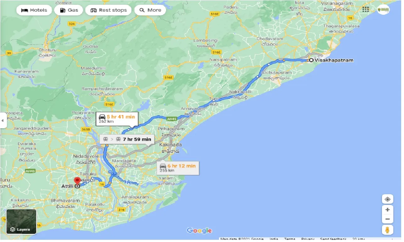visakhapatnam-to-attili-one-way