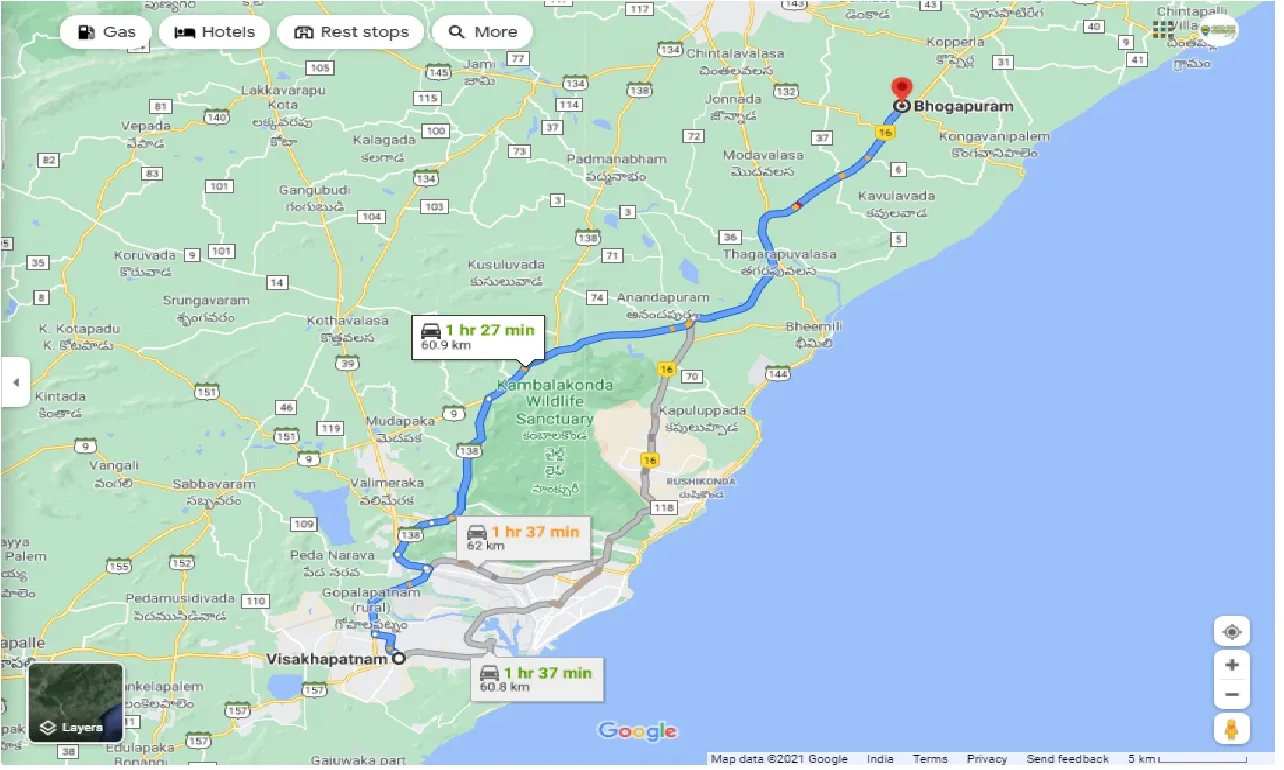 visakhapatnam-to-bhogapuram-one-way