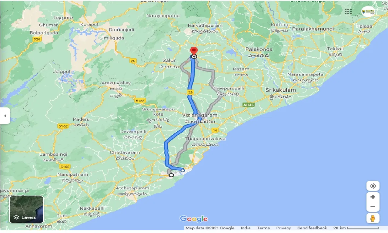 visakhapatnam-to-bobbili-round-trip