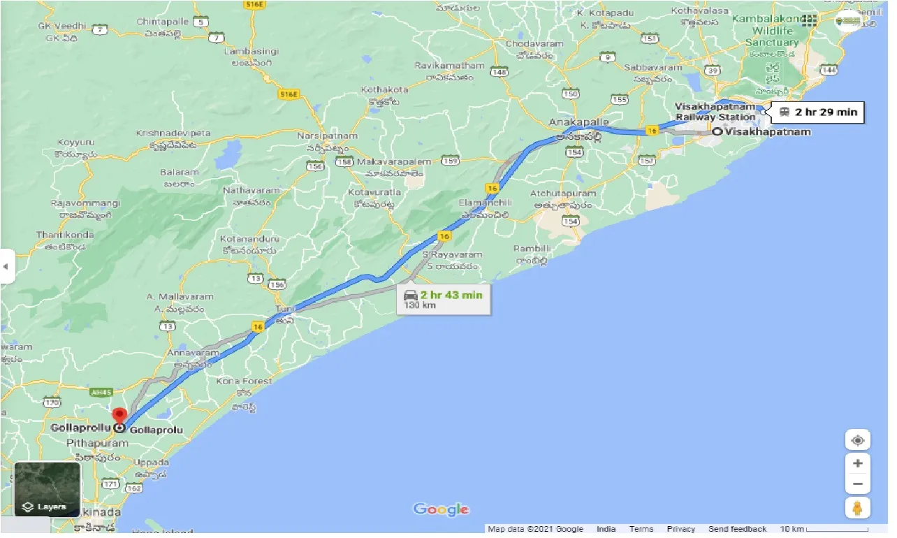 visakhapatnam-to-gollaprolu-one-way