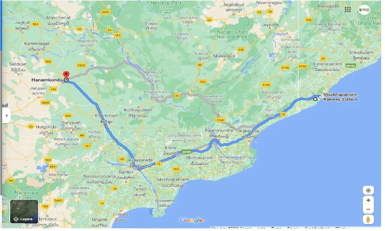 visakhapatnam-to-hanamkonda-round-trip