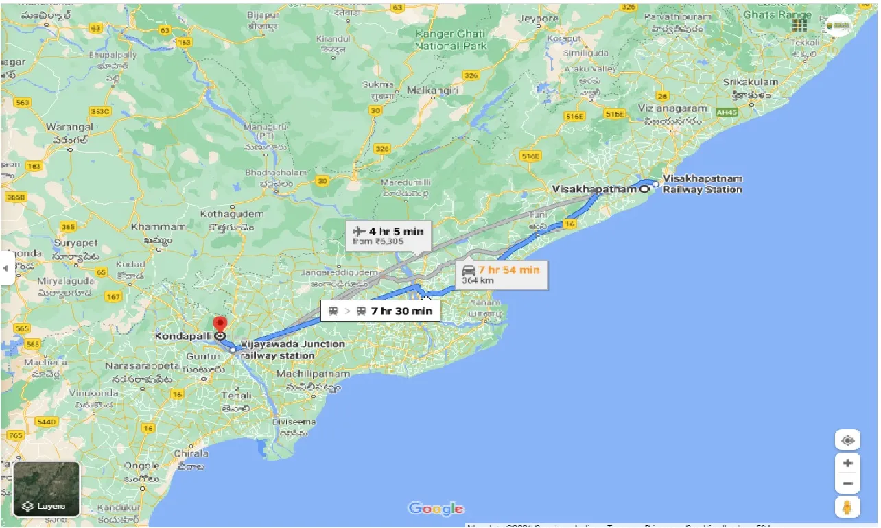 visakhapatnam-to-kondapalli-one-way