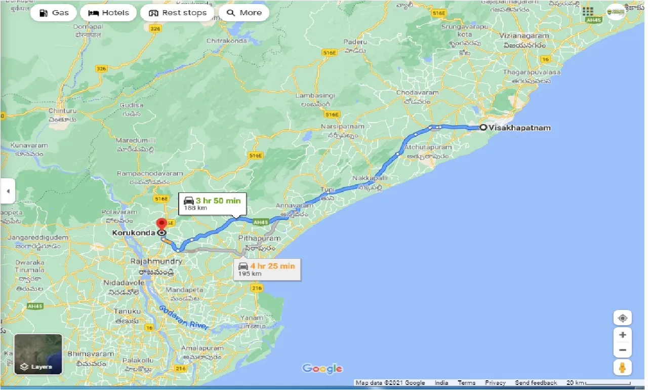 visakhapatnam-to-korukonda-round-trip