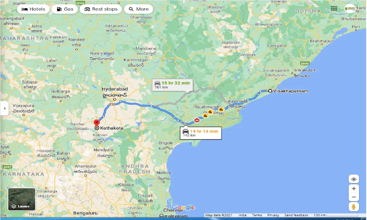 visakhapatnam-to-kothakota-one-way
