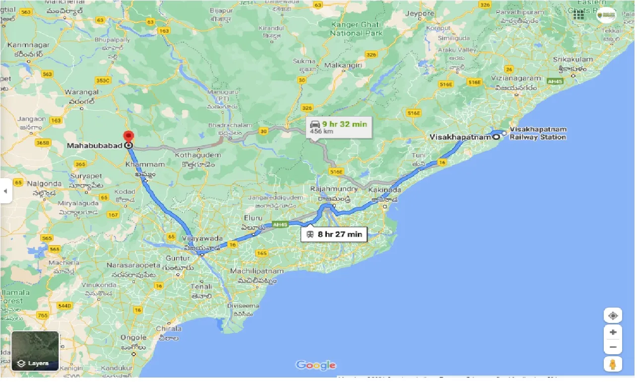 visakhapatnam-to-mahabubabad-round-trip