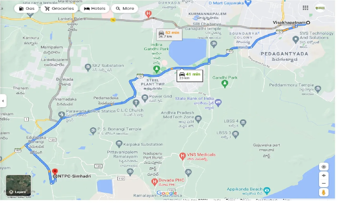visakhapatnam-to-n-t-p-c-one-way