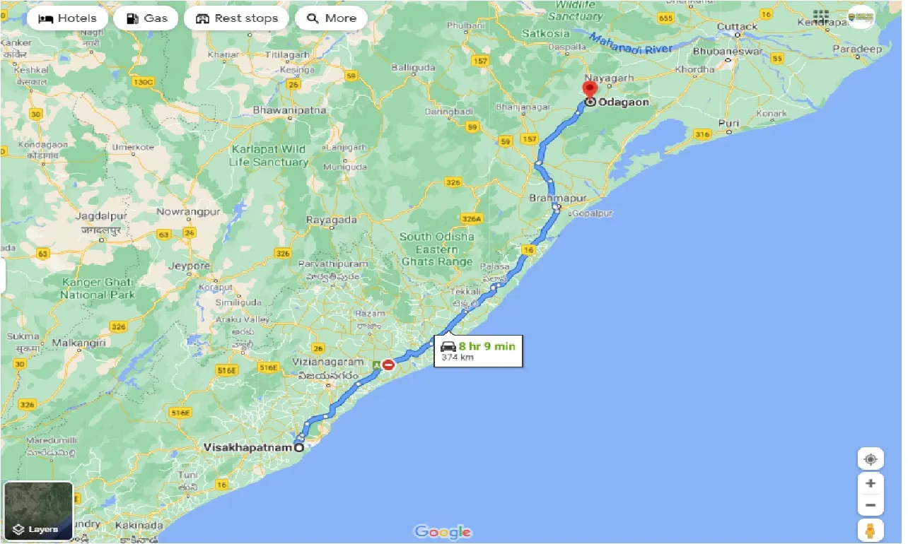 visakhapatnam-to-odagaon-one-way