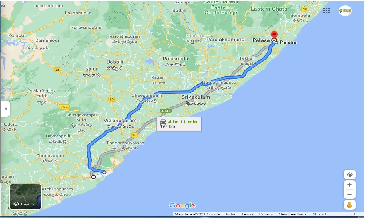 visakhapatnam-to-palasa-one-way