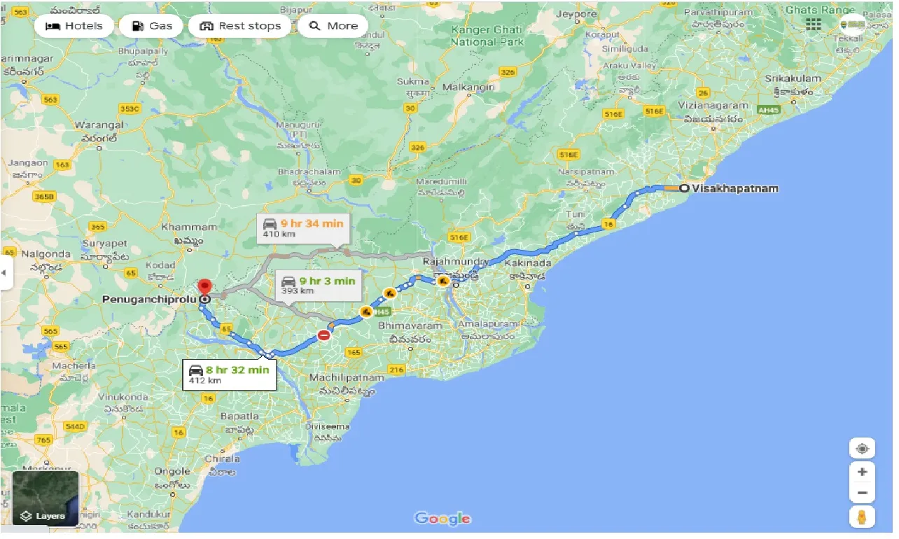 visakhapatnam-to-penuganchiprolu-one-way