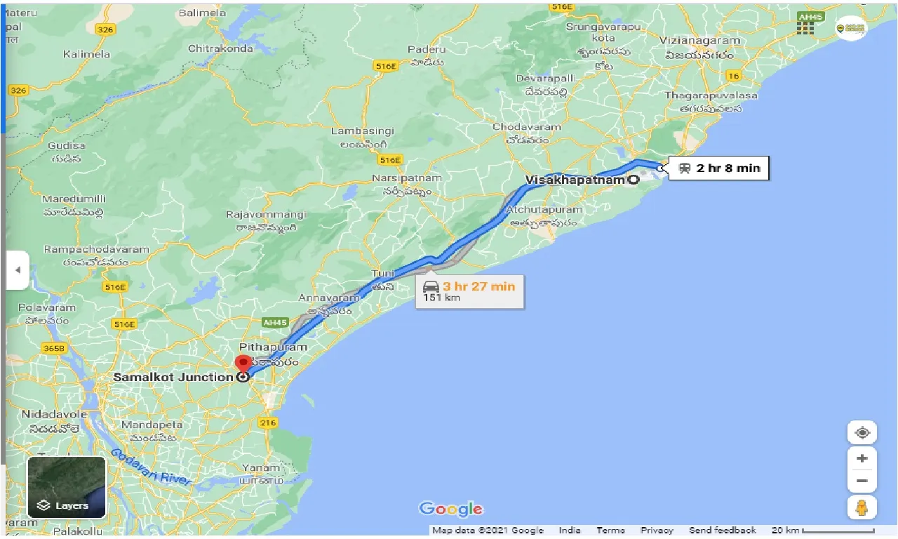 visakhapatnam-to-samalkot-jn-one-way