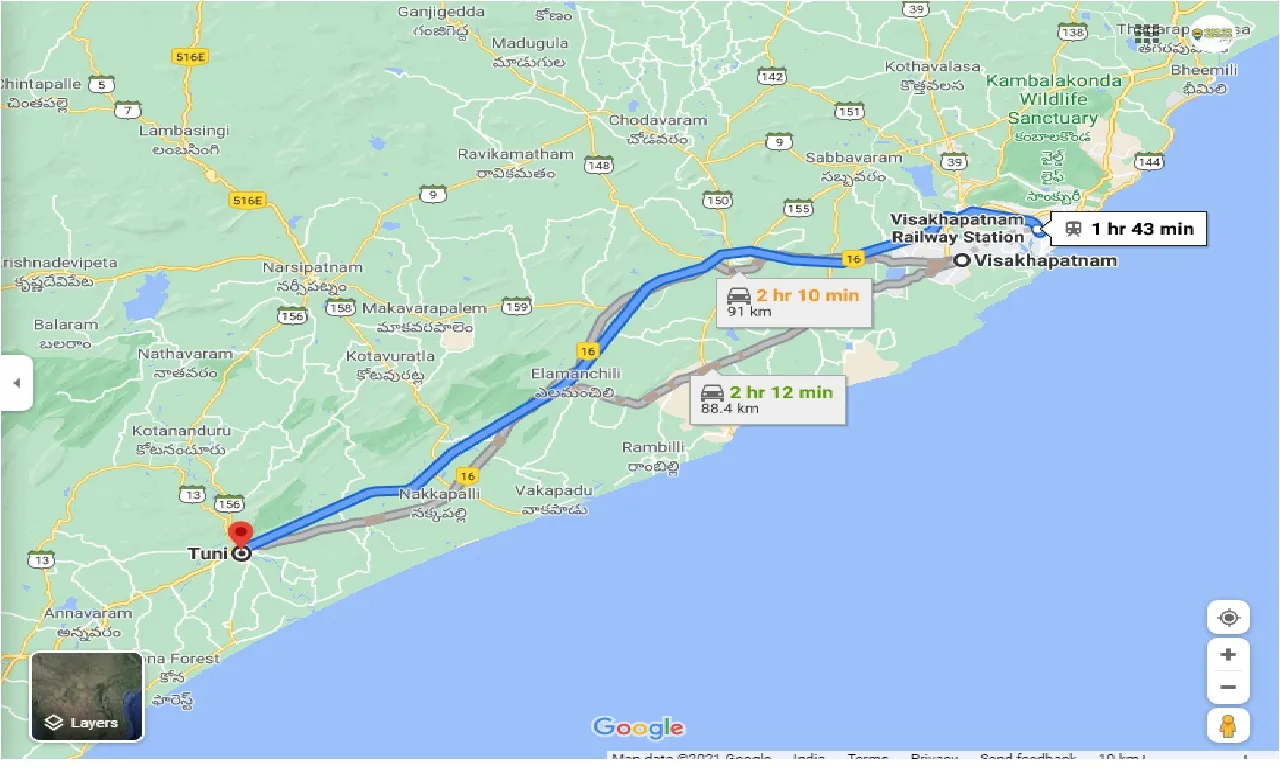 visakhapatnam-to-tuni-outstation