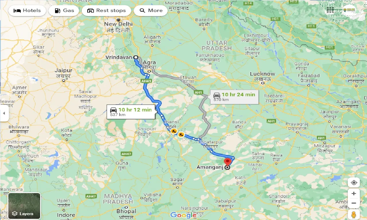 vrindavan-to-amanganj-one-way