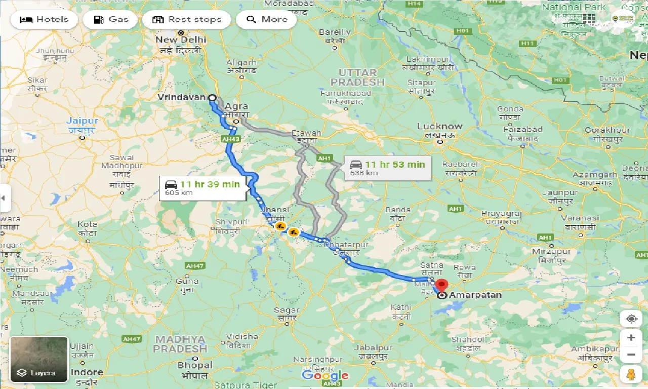 vrindavan-to-amarpatan-one-way