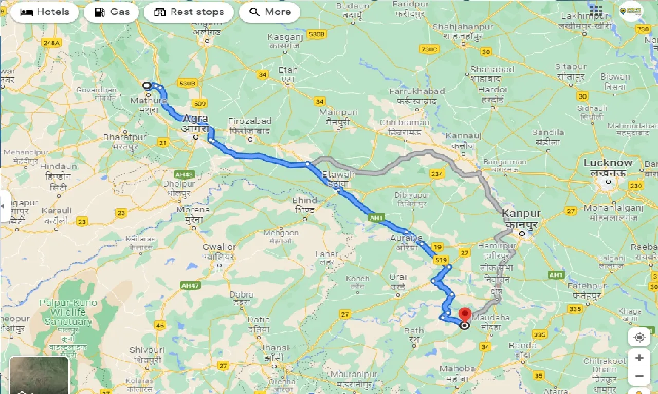 vrindavan-to-bewar-one-way