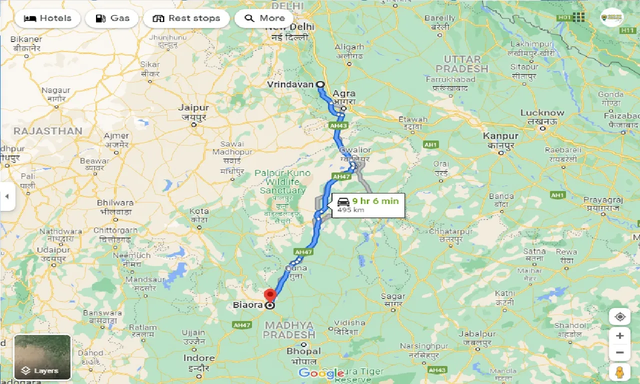 vrindavan-to-biaora-one-way