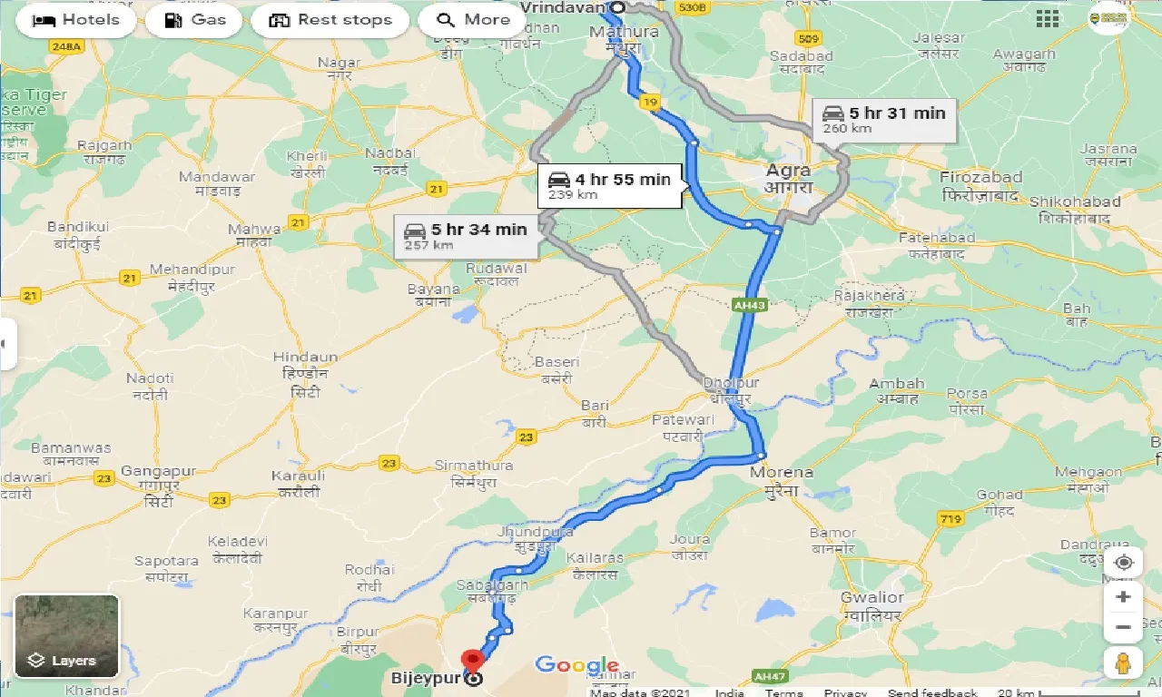 vrindavan-to-bijaipur-one-way