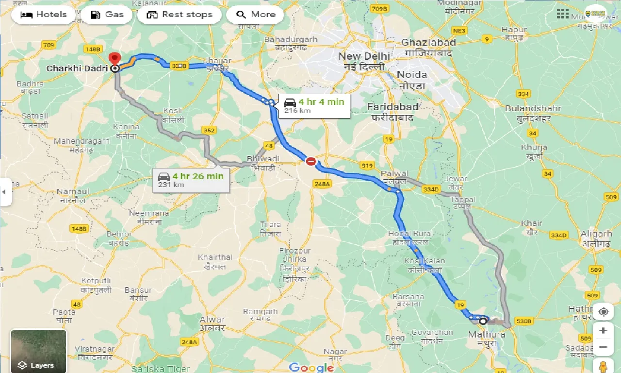 vrindavan-to-charkhi-dadri-one-way