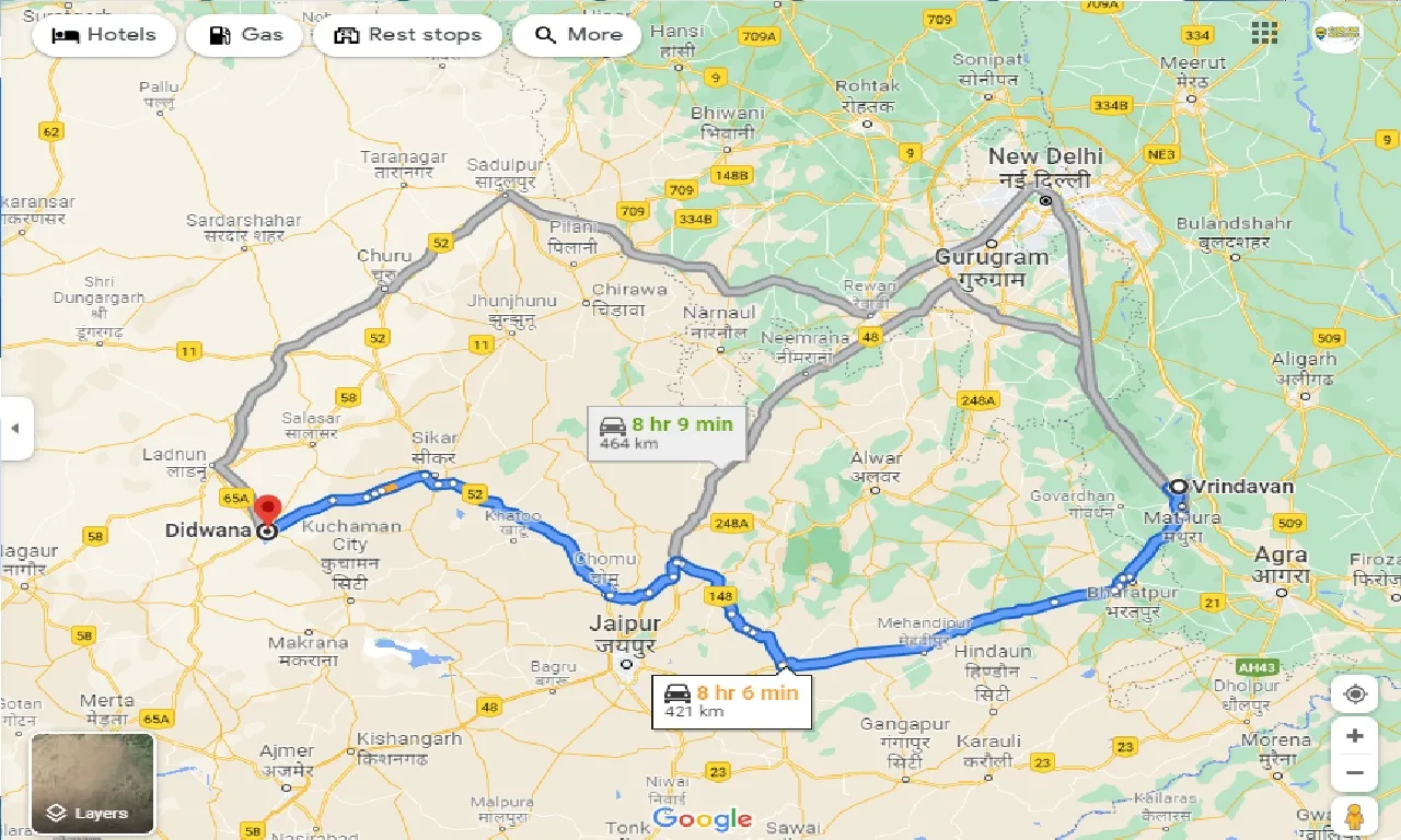 vrindavan-to-didwana-one-way