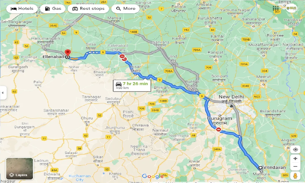 vrindavan-to-ellanabad-taxi