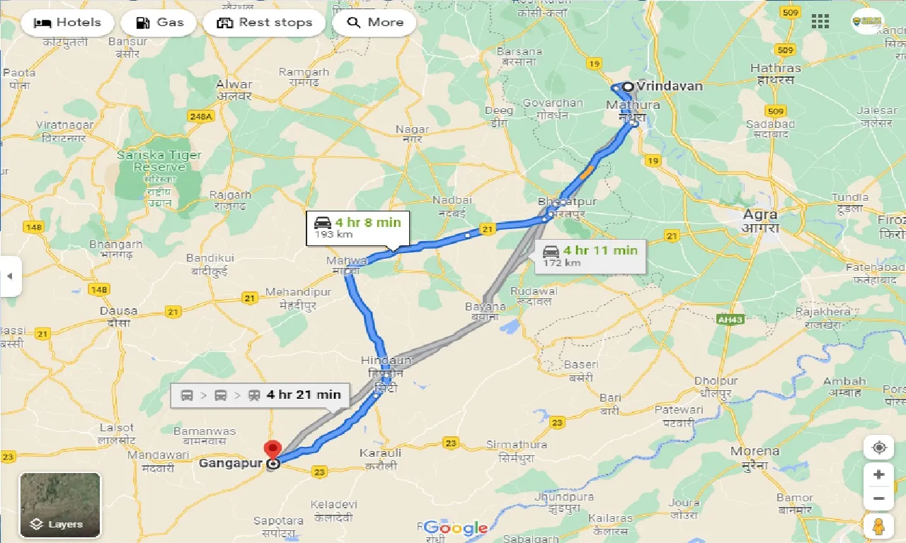 vrindavan-to-gangapur-city-one-way