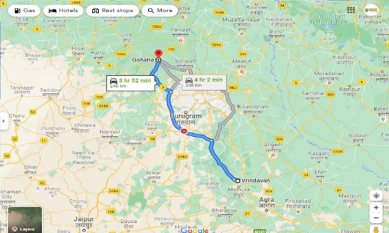 vrindavan-to-gohana-one-way