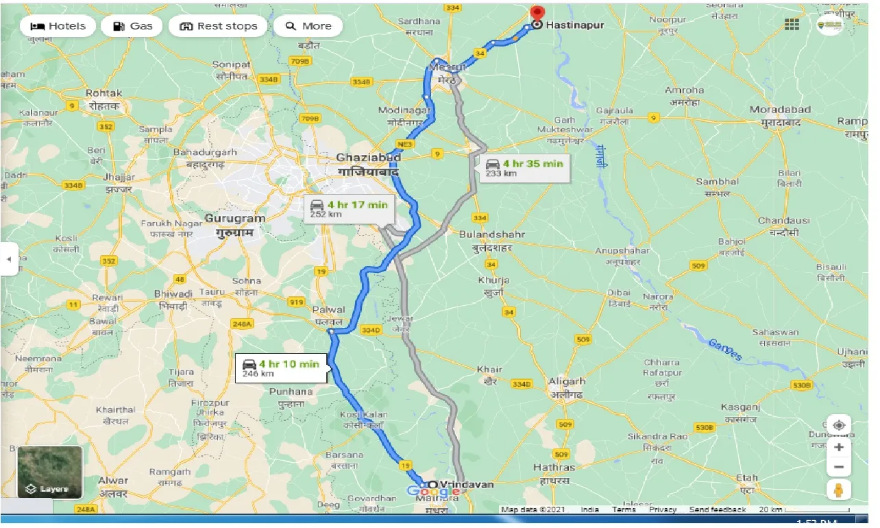 vrindavan-to-hastinapur-one-way