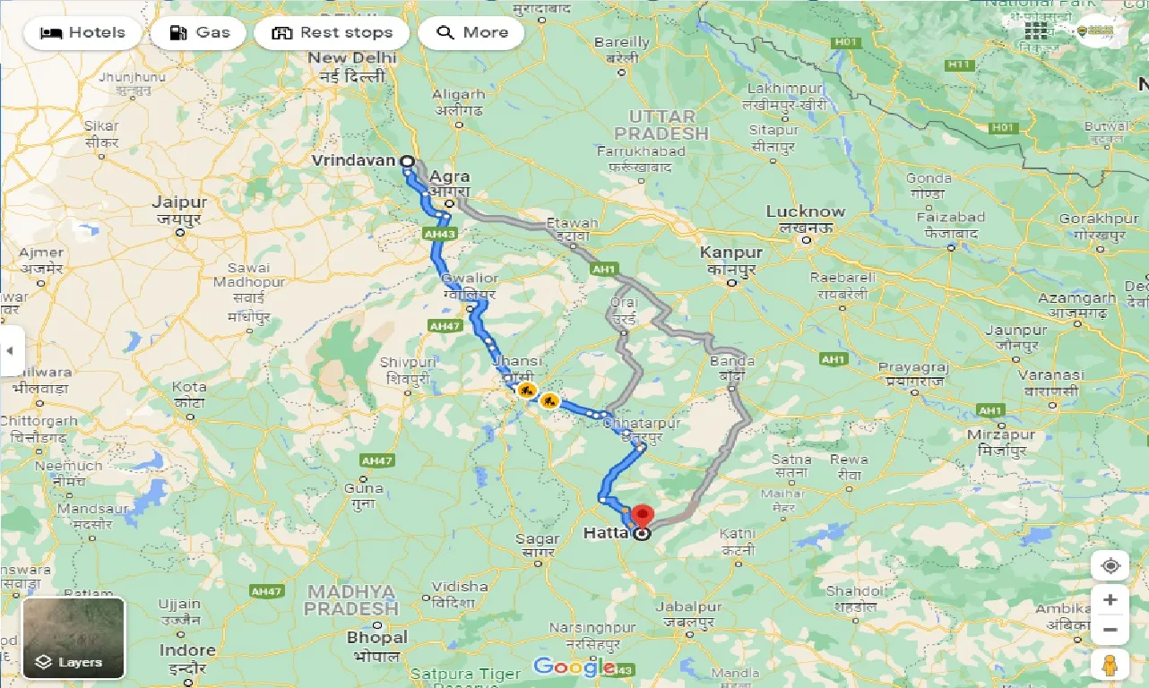 vrindavan-to-hatta-one-way