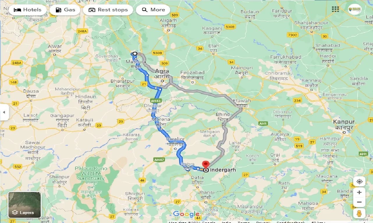 vrindavan-to-indergarh-one-way