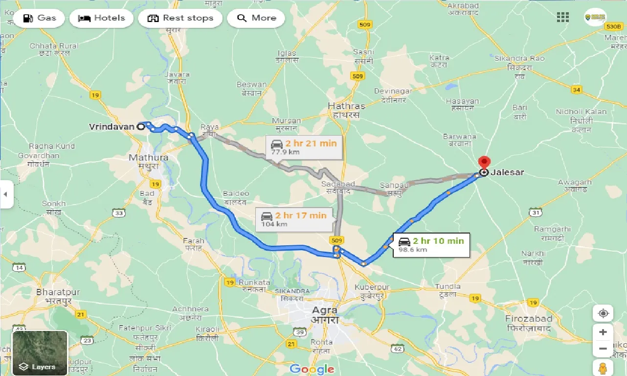vrindavan-to-jalesar-one-way