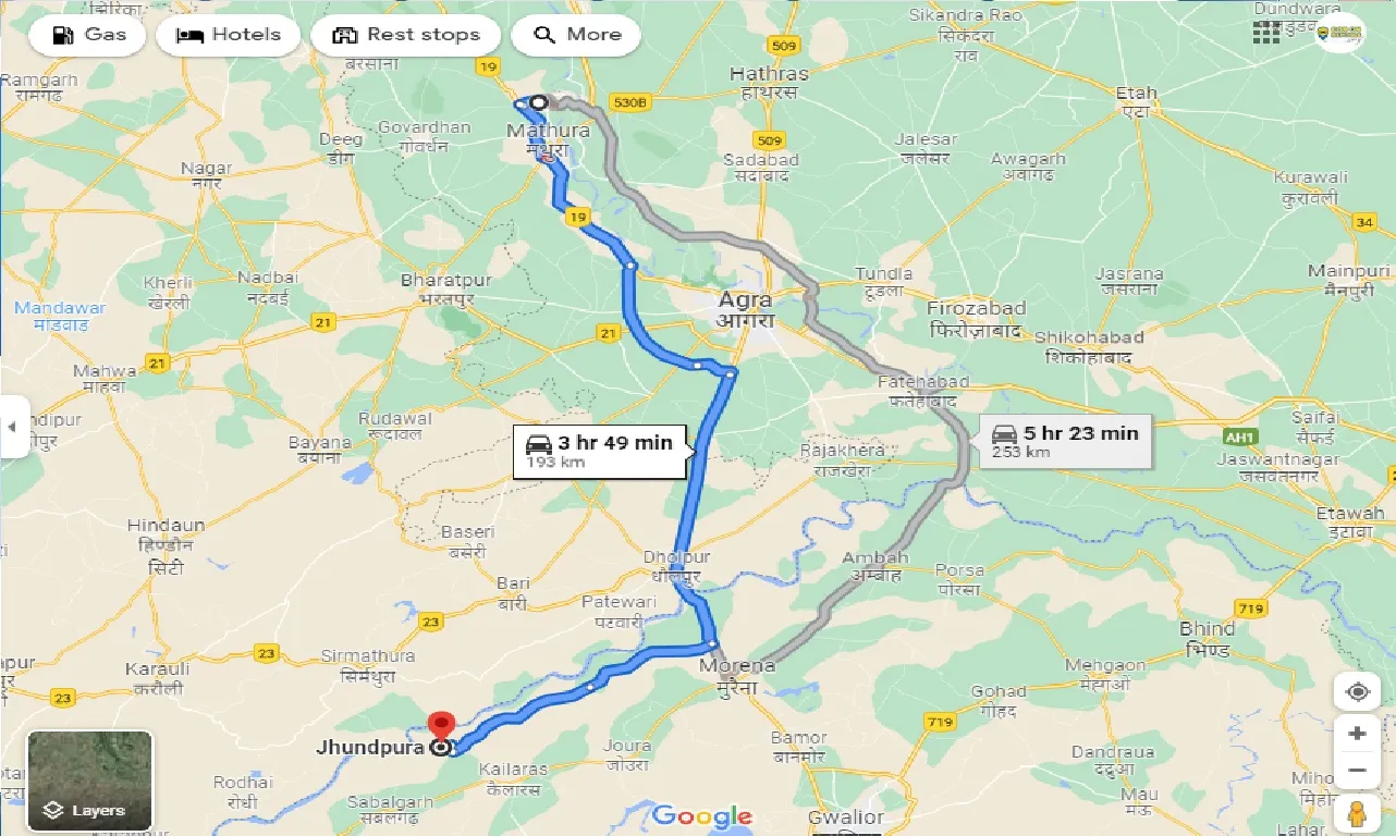 vrindavan-to-jhundpura-taxi