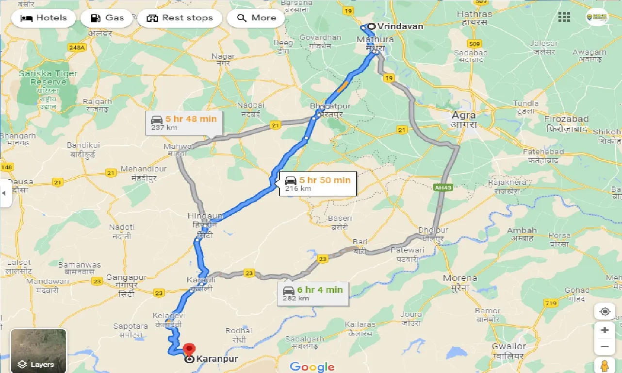 vrindavan-to-karanpur-one-way