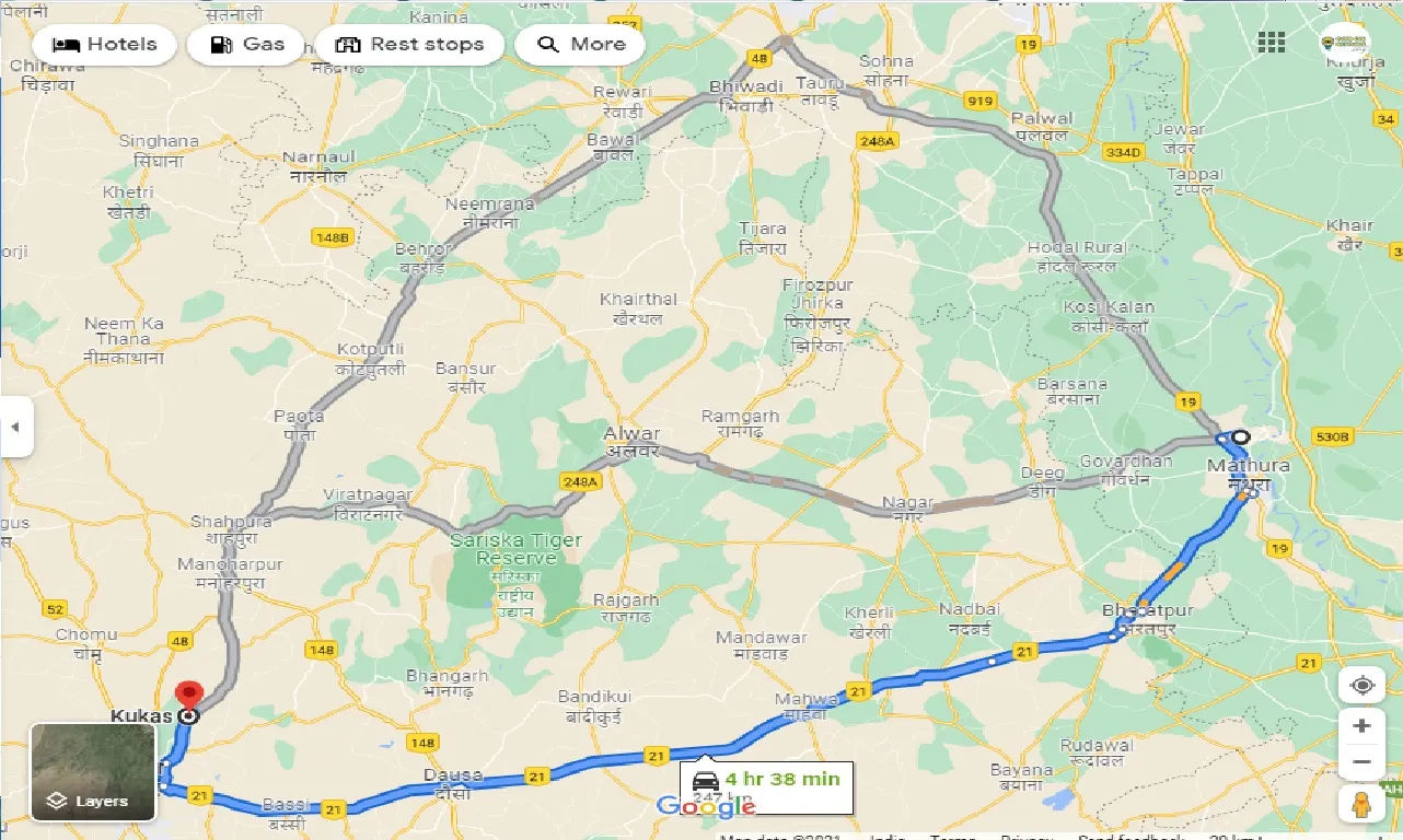 vrindavan-to-kukas-one-way