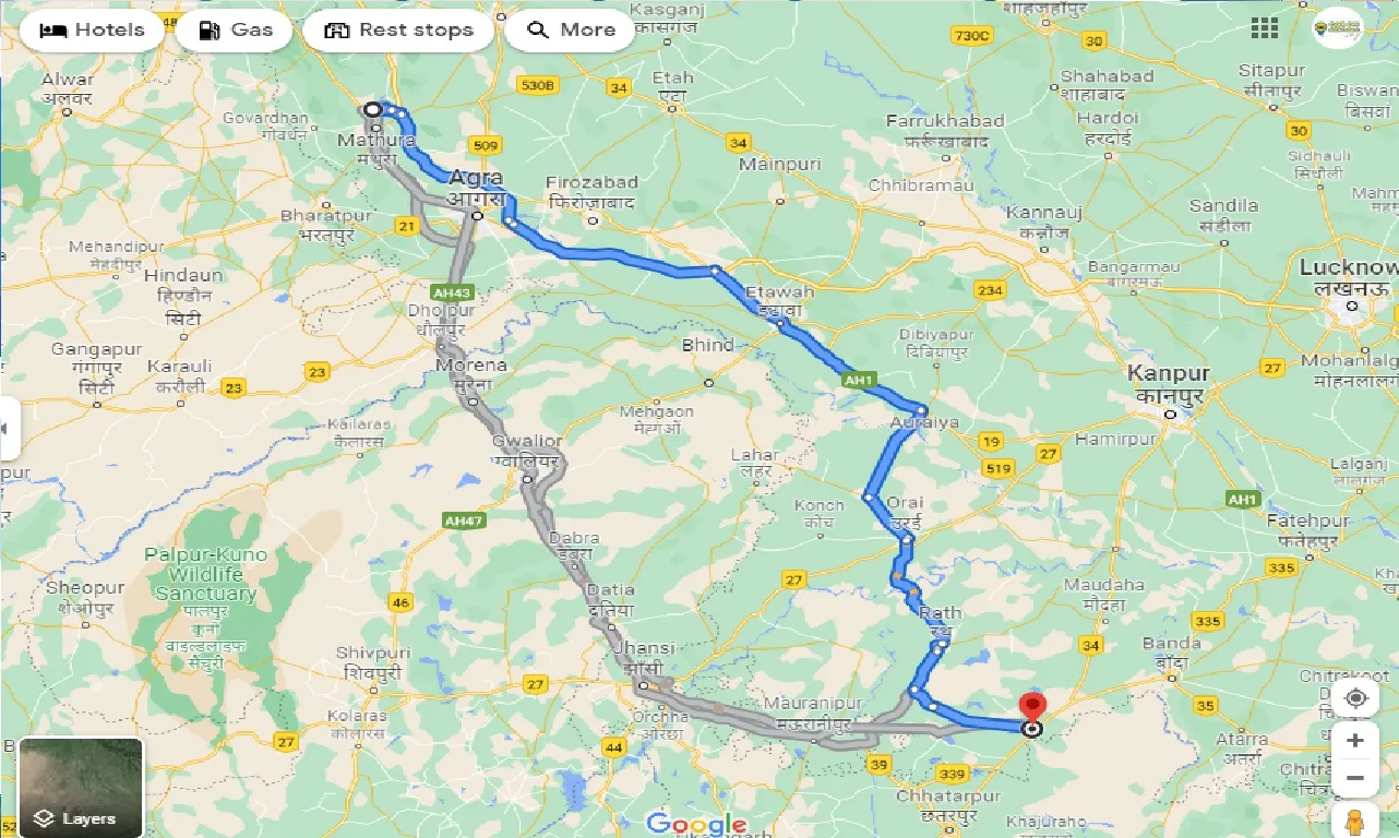 vrindavan-to-mahoba-one-way