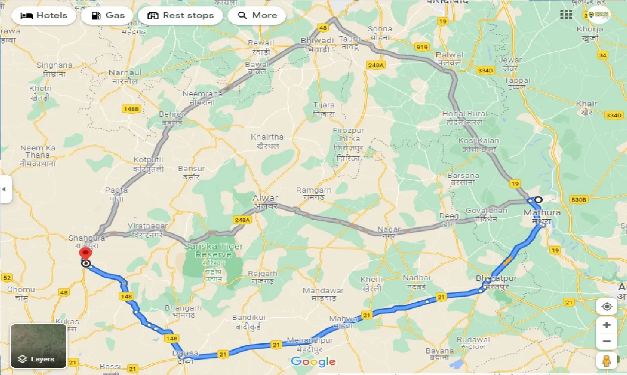 vrindavan-to-manoharpur-taxi
