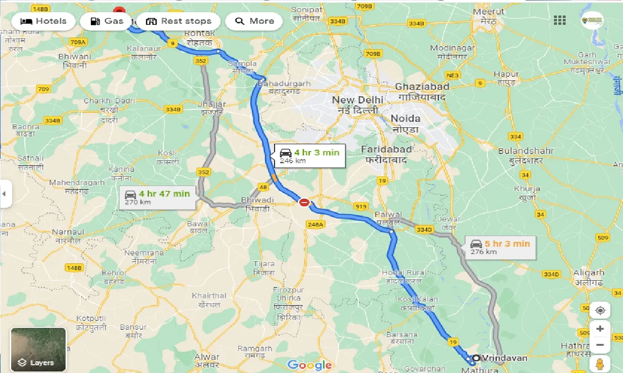 vrindavan-to-meham-one-way