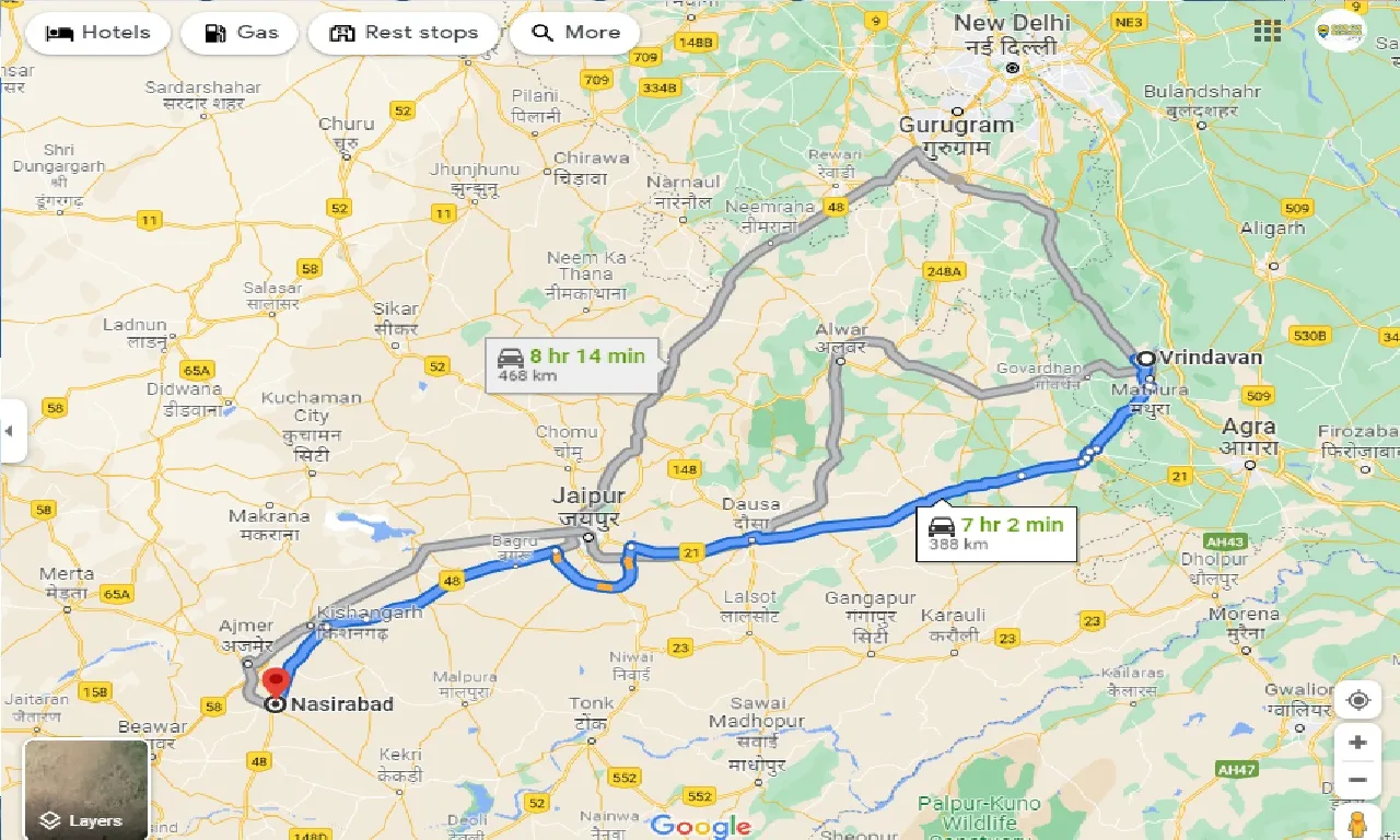 vrindavan-to-nasirabad-taxi