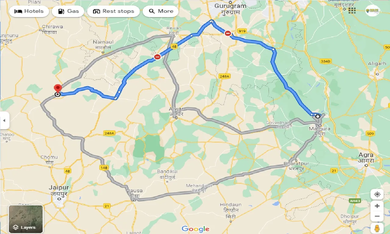 vrindavan-to-neem-ka-thana-taxi