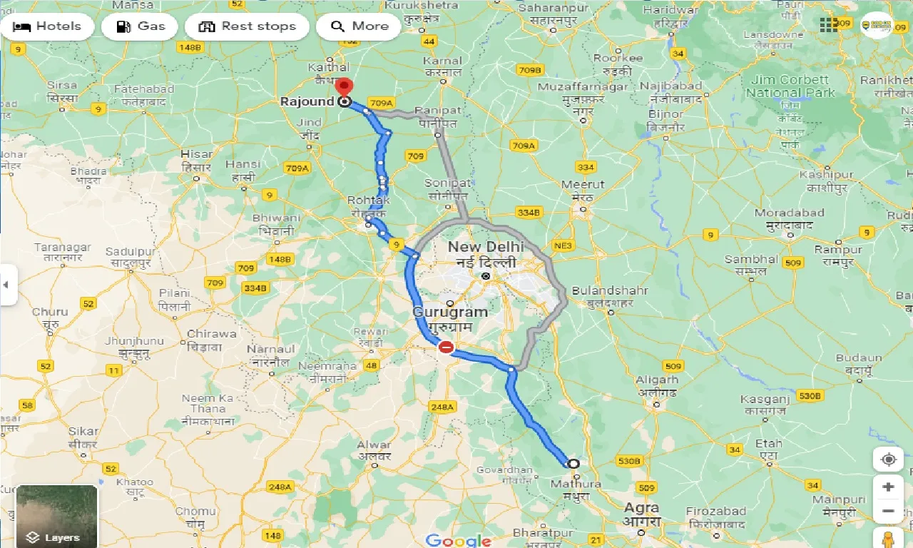 vrindavan-to-rajound-taxi