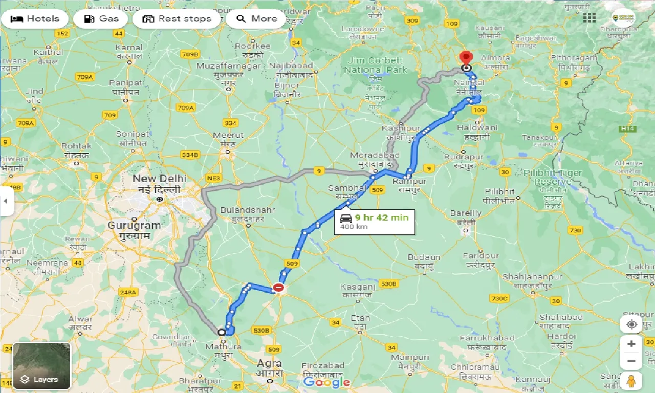 vrindavan-to-ranikhet-one-way