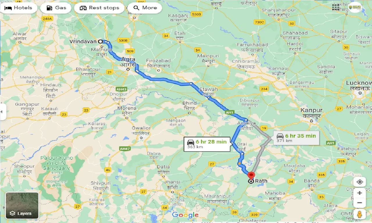 vrindavan-to-rath-one-way